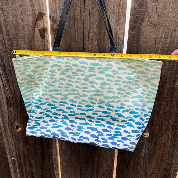 Kate Spade Large  Plenty of  Fish in the Sea tote - Picture 5 of 16